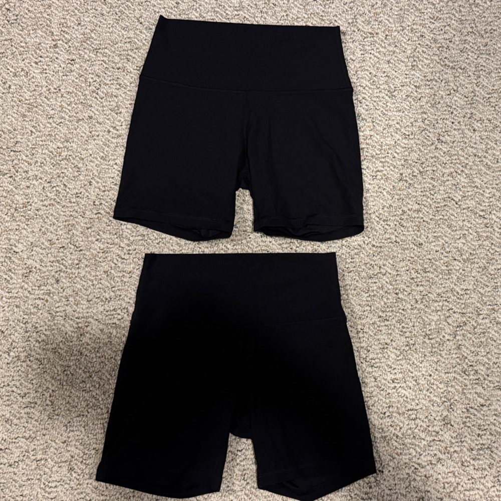 LULULEMON Black Biker Shorts